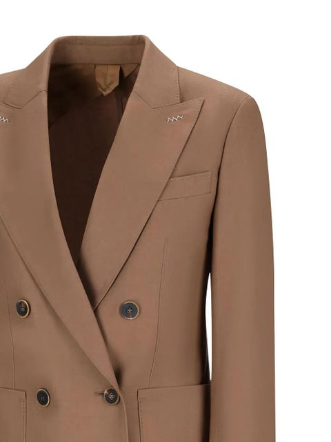 Max Mara double-breasted patch-pocket dress - Brown - zdjęcie produktu nr 2