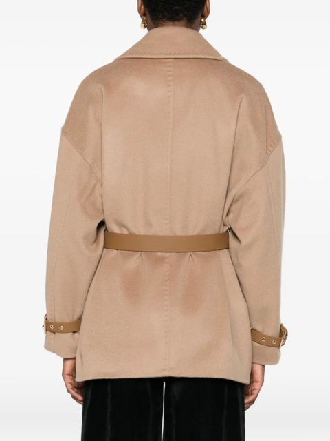 Max Mara double-breasted belted coat - Brown