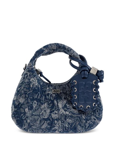 GANNI floral-pattern tote bag - Blue - zdjęcie produktu nr 1