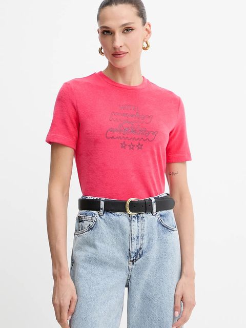 MAX&Co. t-shirt damski kolor różowy 2528976011200 - zdjęcie produktu nr 1