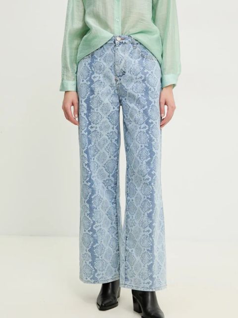 Answear.LAB jeansy damskie kolor niebieski