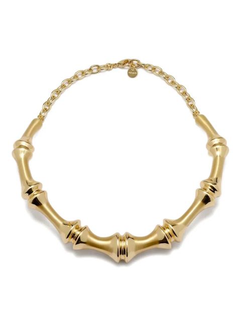 Cult Gaia brushed brass bamboo necklace - Gold - zdjęcie produktu nr 1