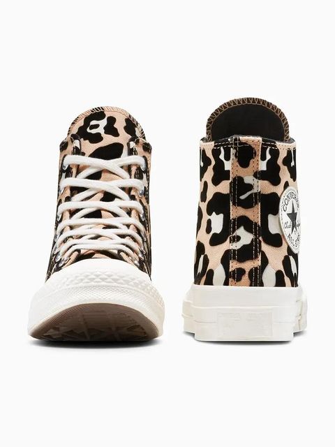 Converse trampki Chuck 70 Leopard kolor beżowy A14945C
