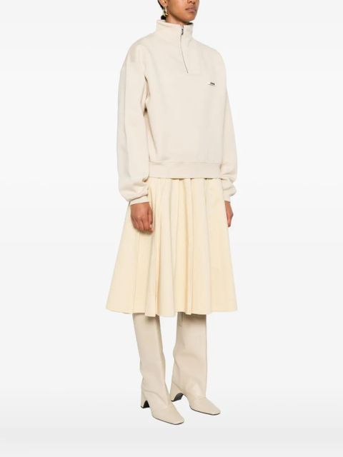 Jacquemus Le camionneur Gros Grain sweatshirt - Neutrals