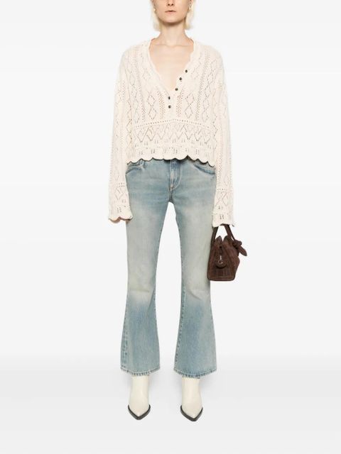 Free People Charlotte knitted top - Neutrals - zdjęcie produktu nr 2