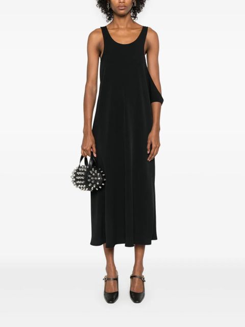 MM6 Maison Margiela asymmetric midi dress - Black - zdjęcie produktu nr 2
