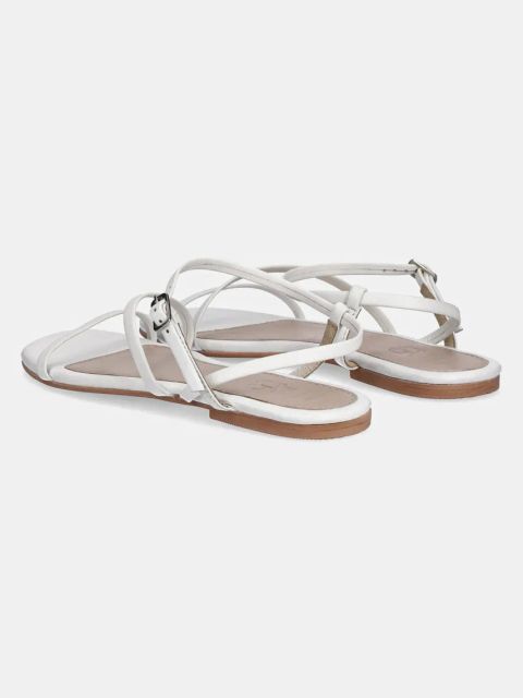 Answear.LAB sandały skórzane damskie kolor biały