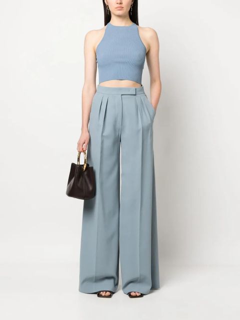 Max Mara knitted racerback tank top - Blue - zdjęcie produktu nr 2