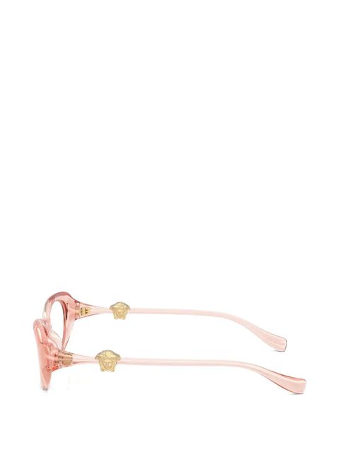 Versace Medusa Head-appliqué glasses - Pink