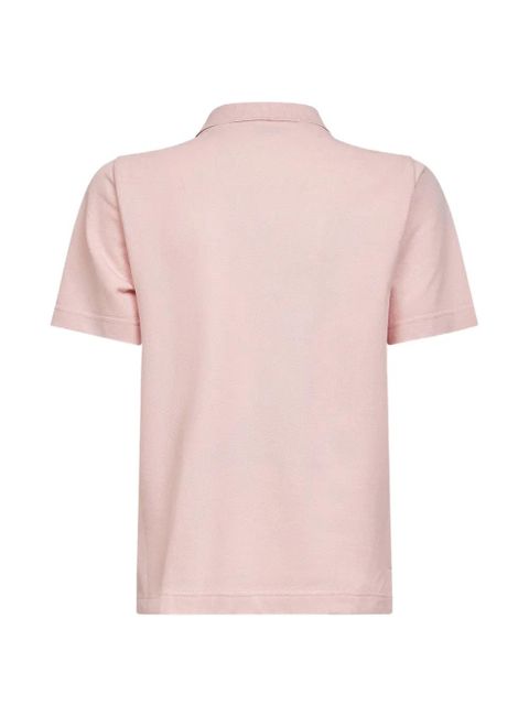 Burberry logo-embroidery polo top - Pink - zdjęcie produktu nr 2