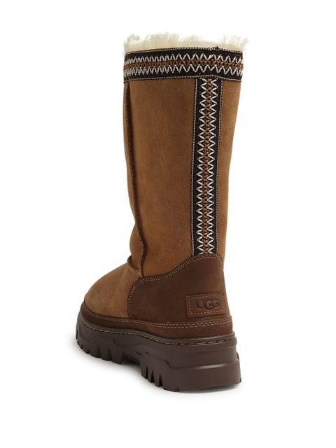 UGG fur-lined snow boots - Brown