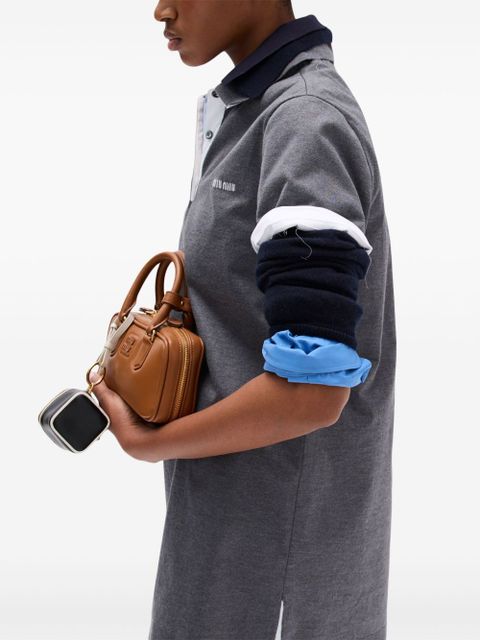 Miu Miu fine-knit mini dress - Grey