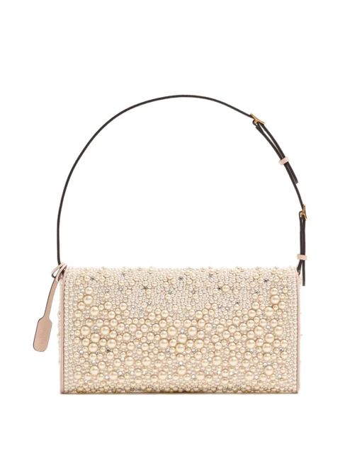 Valentino Garavani small DeVain shoulder bag - Neutrals