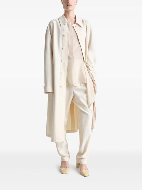 LEMAIRE belted coat - Neutrals
