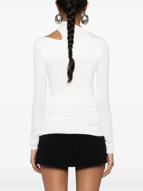 MANURÍ Bambina cut-out detail top - Neutrals