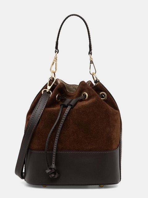 Answear.LAB torebka skórzana kolor brązowy - zdjęcie produktu nr 1