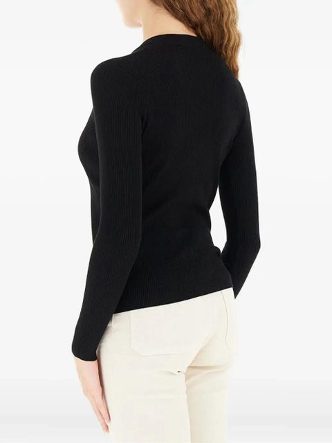Weekend Max Mara ribbed V-neck cardigan - Black