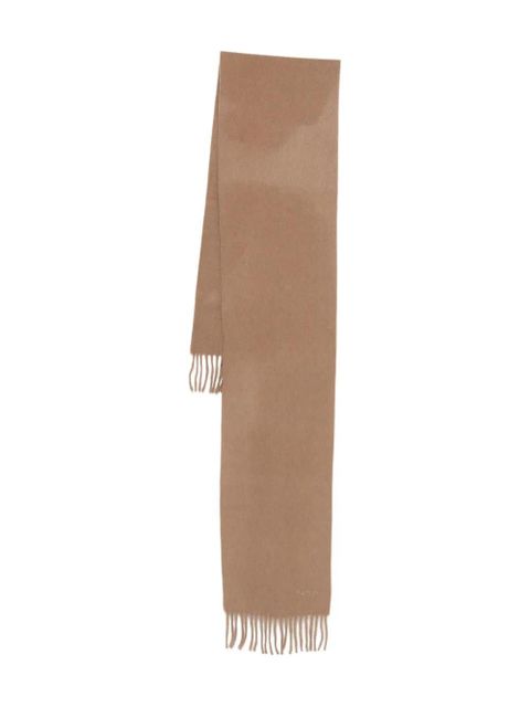 Max Mara fringed wool scarf - Brown - zdjęcie produktu nr 1