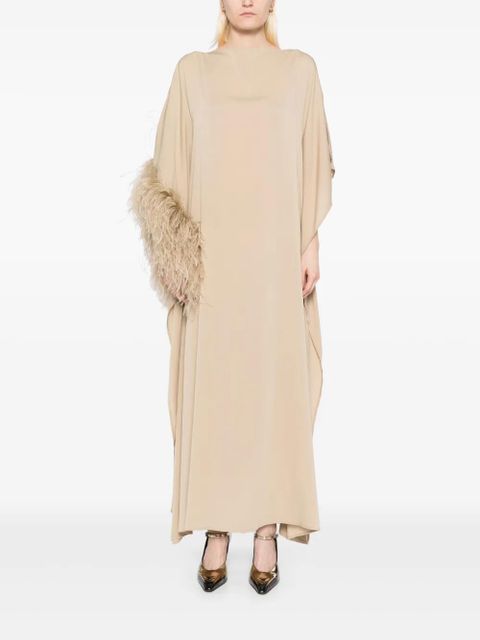 Ferragamo faux-fur detail dress - Neutrals - zdjęcie produktu nr 2