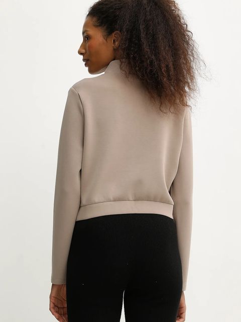 Guess bluza OLYMPE damska kolor beżowy gładka V4YQ05 KCAY2