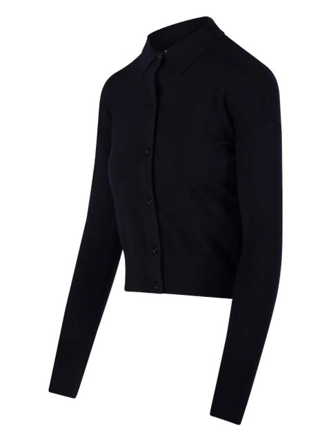 Max Mara buttoned collared cardigan - Blue
