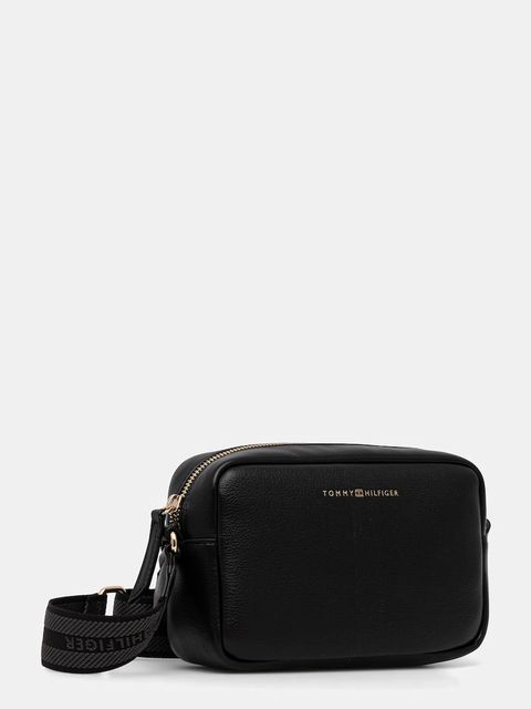 Tommy Hilfiger torebka kolor czarny AW0AW17689 - zdjęcie produktu nr 2