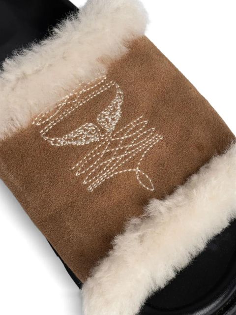 Zadig&Voltaire embroidered sandals - Brown