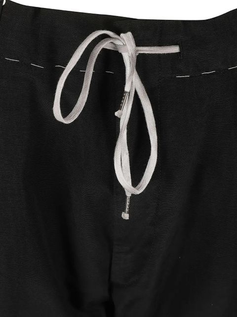 Maison Margiela drawstring trousers - Black
