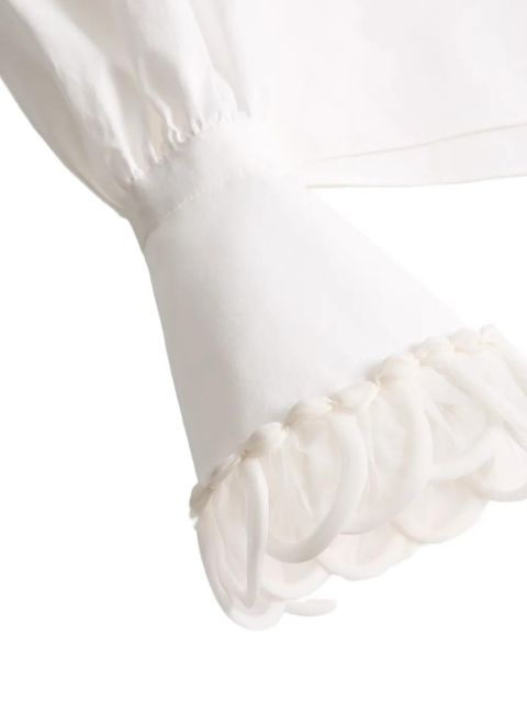 Valentino Garavani embroidered poplin shirt - White