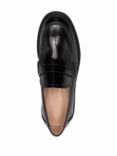 Gianvito Rossi Harris leather loafers - Black