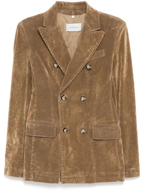 Max Mara Flocked blazer - Brown