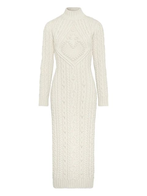 Jean Paul Gaultier Aran knitted long dress - White - zdjęcie produktu nr 1