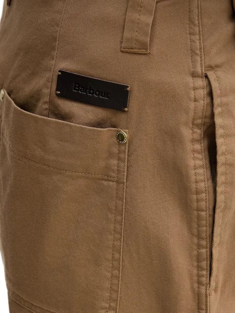 Barbour Alara button wide leg trousers - Brown