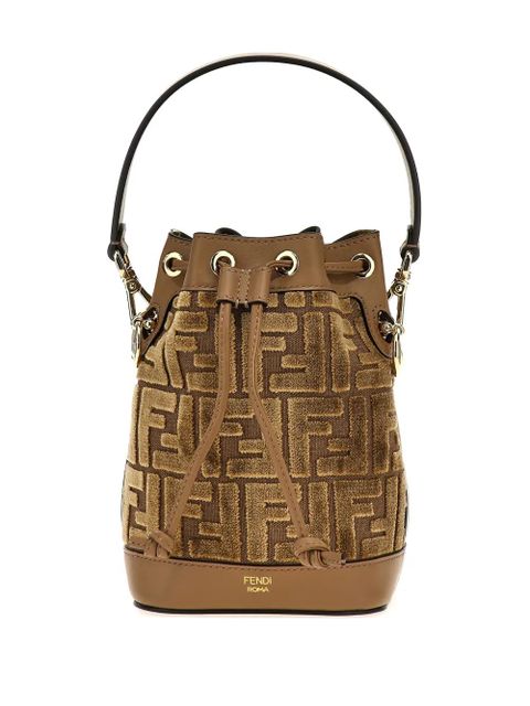 FENDI mini Mon Tresor tote bag - Brown - zdjęcie produktu nr 1