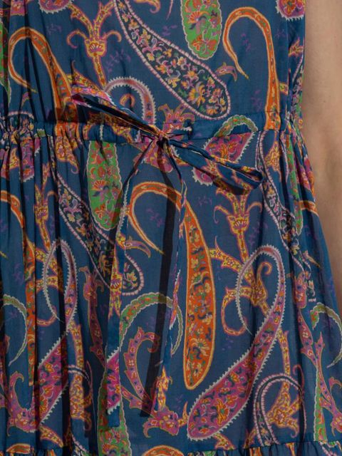 ETRO paisley-pattern maxi dress - Blue