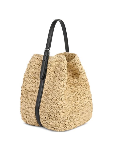 TOTEME belt detail tote bag - Neutrals