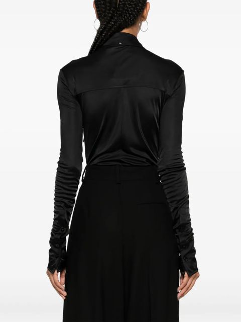 Sportmax long-sleeve buttoned shirt - Black