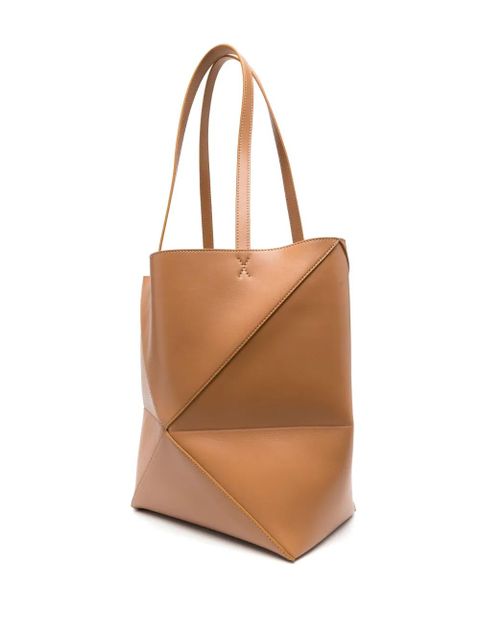 LOEWE medium Puzzle Fold tote bag - Brown