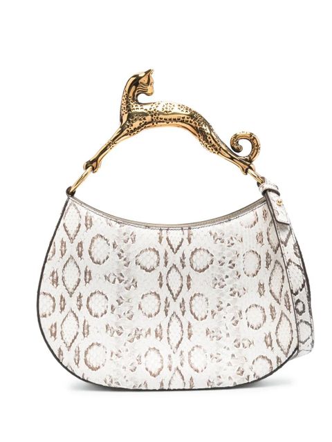Lanvin Cat PM cheetah-print tote bag - Neutrals - zdjęcie produktu nr 1