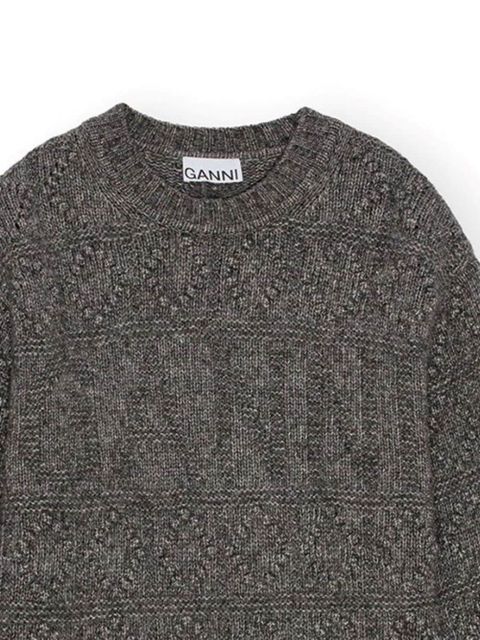 GANNI Bubble jumper - Grey - zdjęcie produktu nr 2
