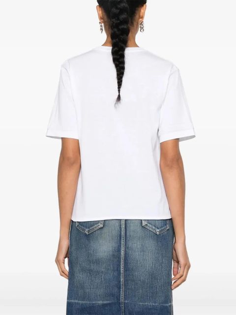 Saint Laurent logo-print T-shirt - White