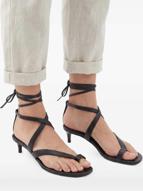 KHAITE 50mm Aimee sandals - Black