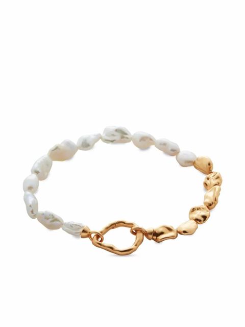 Monica Vinader x Mother of Pearl Keshi pearl bracelet - Gold - zdjęcie produktu nr 1