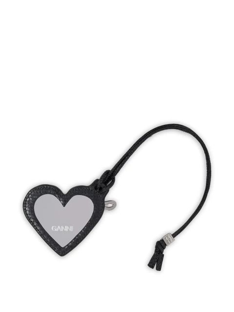 GANNI heart-shaped charm - Black - zdjęcie produktu nr 1