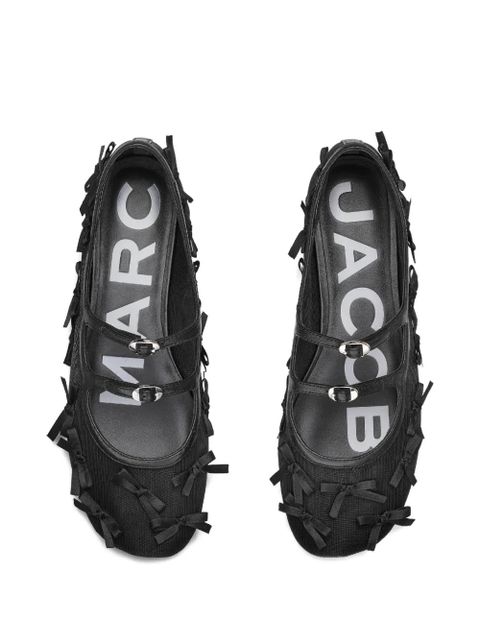 Marc Jacobs bow-detail ballet flats - Black