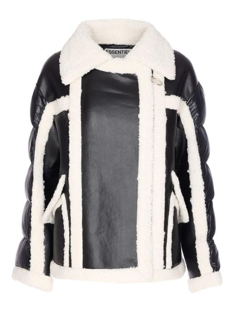 Essentiel Antwerp faux-shearling panelled jacket - Black - zdjęcie produktu nr 1