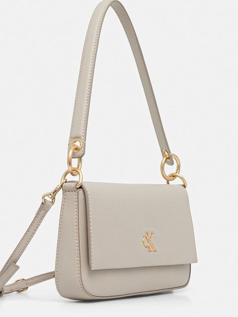 Calvin Klein Jeans torebka kolor beżowy LV04K3161G - zdjęcie produktu nr 2