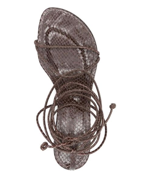 Proenza Schouler 60mm Tee sandals - Brown