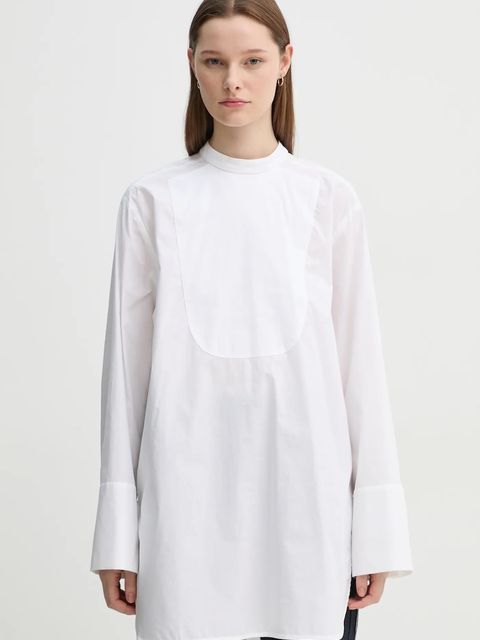 Day Birger et Mikkelsen koszula bawełniana Blaze damska kolor biały relaxed ze stójką DAY65243548 - zdjęcie produktu nr 2