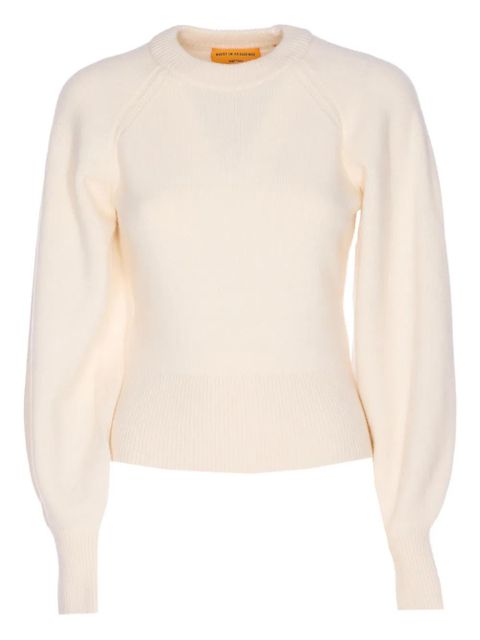 Guest In Residence raglan-sleeve cashmere top - White - zdjęcie produktu nr 1